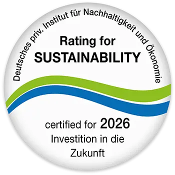 Gesicherte Nachhaltigkeit - Prüfsiegel